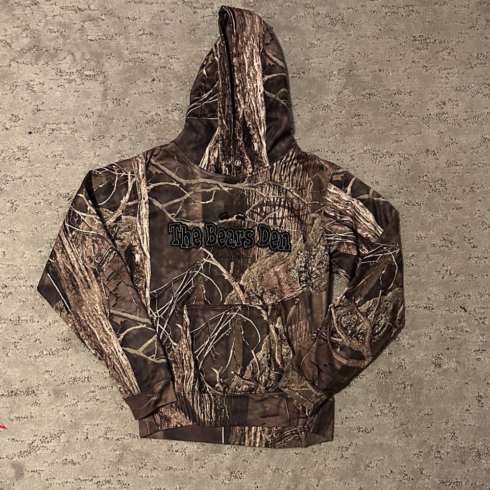 Camouflage Hoodie with The Bears Den Logo